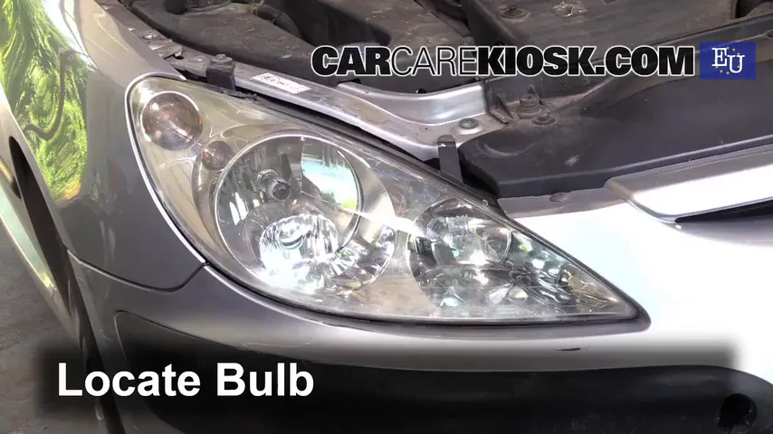2008 Peugeot 307 XT HDi 2.0L 4 Cyl. Turbo Diesel Lights Turn Signal - Front (replace bulb)